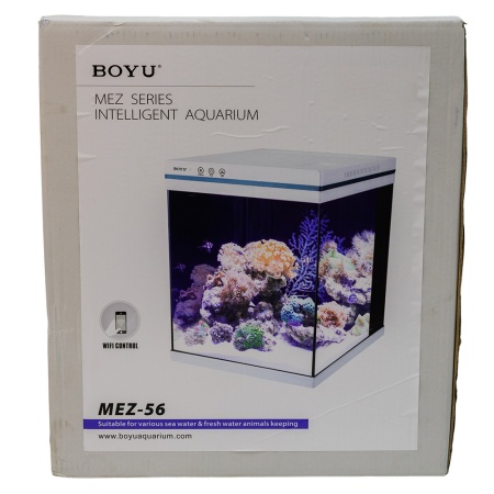 Аквариум Boyu Intelligent MEZ-56, фильтры, LED освещение, WiFi управление со смартфона, 56 л​