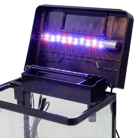 Аквариум Boyu MS-320 20 л с LED светильником и фильтром, черный​