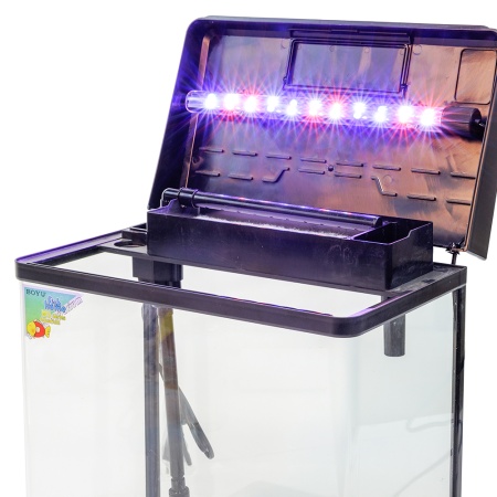 Аквариум Boyu MS-420 31 л с LED светильником и фильтром, черный​