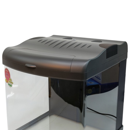 Аквариум Boyu Mini MT-508A, 80 л, с фильтром, 1 LED лампа, серый​