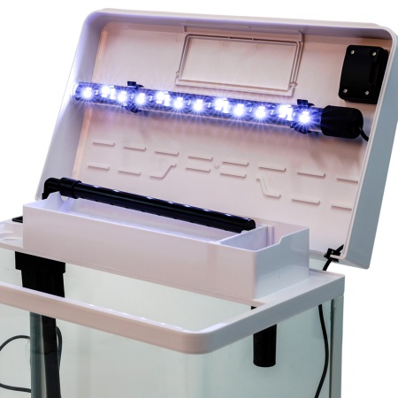 Аквариум Boyu MS-320M 20 л с сенсорным LED светильником и фильтром, белый​