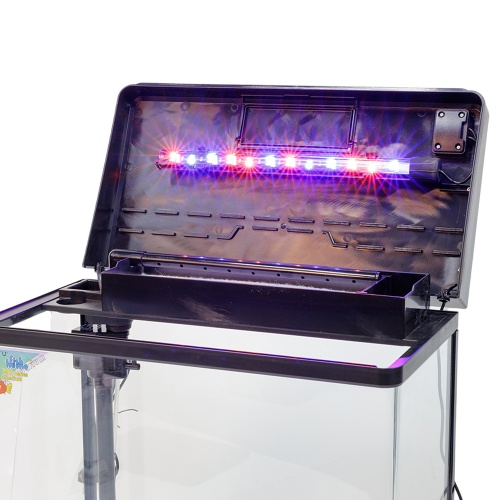 Аквариум Boyu MS-520M 45 л с сенсорным LED светильником и фильтром, черный