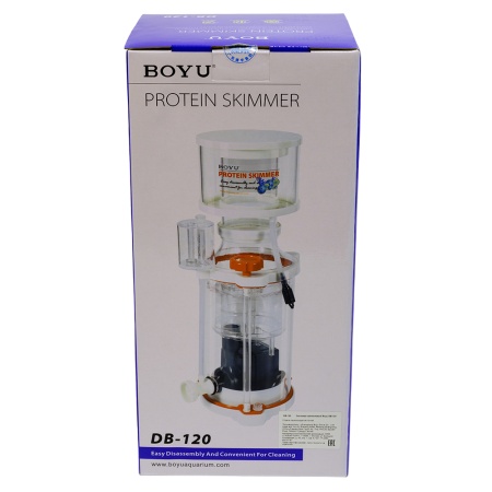 Скиммер протеиновый Boyu DB-120 16W 800 л/ч для морского аквариума до 300 л