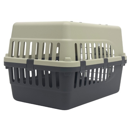 Переноска Safari Range 50х35х32 см для кошек и собак Pet Choice с металлической верхней решеткой, се