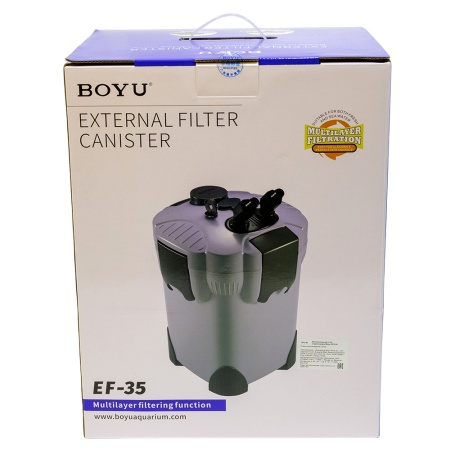 Фильтр внешний Boyu EFU-35 с УФ стерилизацией для аквариума 350-550 л канистровый 950 л/ч