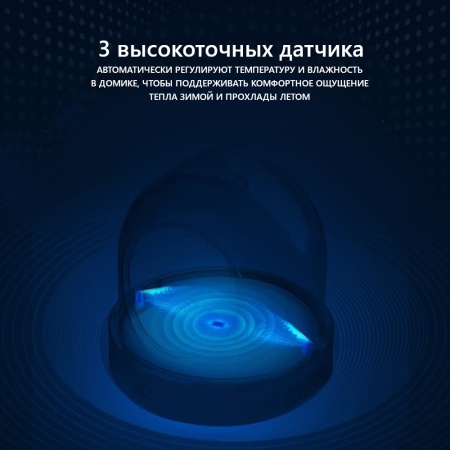 _Умный дом Pawgether с подогревом и вентиляцией для собак и кошек Wi-fi версия