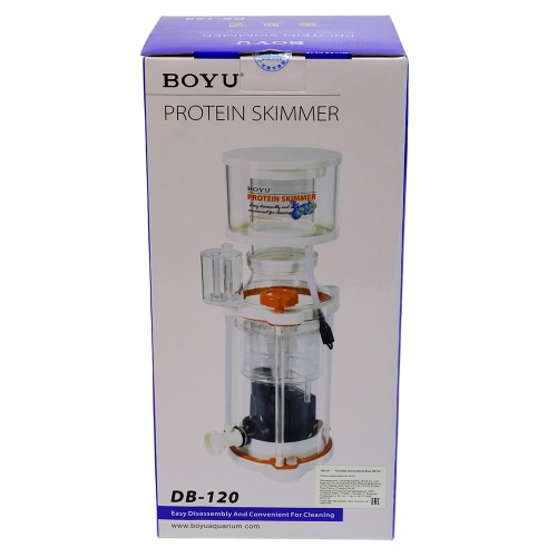 Скиммер протеиновый Boyu DB-120 16W 800 л/ч для морского аквариума до 300 л