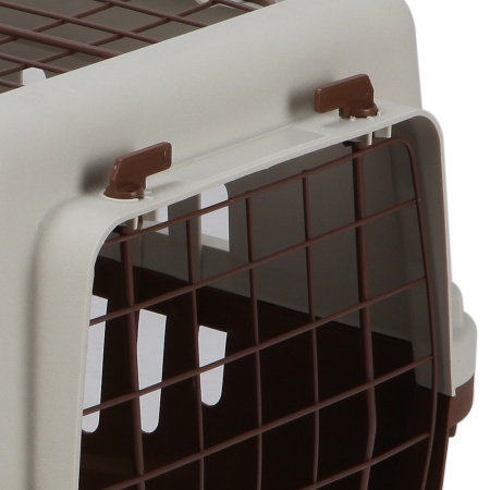 Переноска Safari Range 50х35х32 см для кошек и собак Pet Choice с металлической верхней решеткой, ко