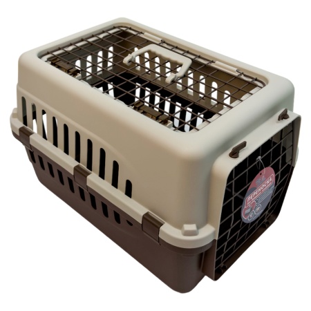 Переноска Safari Range 50х35х32 см для кошек и собак Pet Choice с металлической верхней решеткой, ко