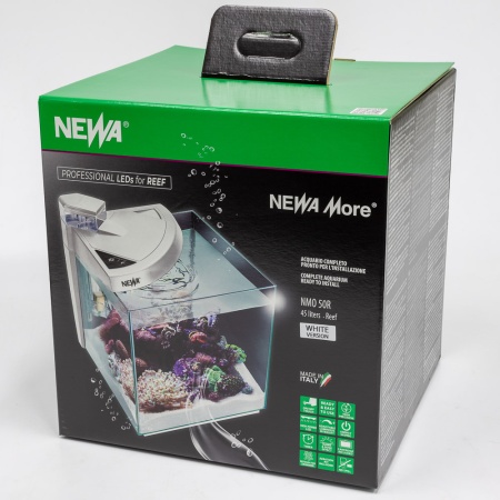 Аквариум Newa More reef NMO 50RW Daylight LED, 45 л, с фильтром, скиммером, нагревателем и освещение