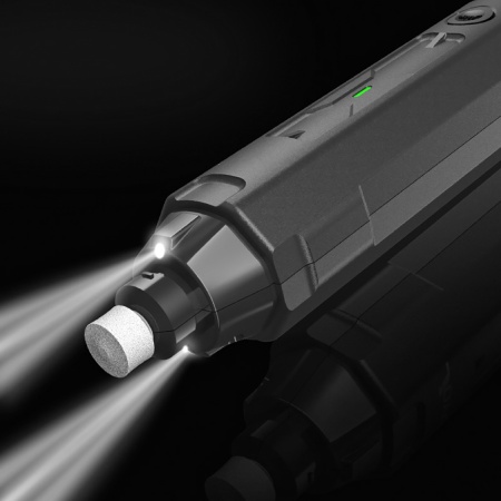 Гриндер для кошек и собак Petwant N60 USB, подсветка, LED индикатор, 6 скоростей, серый