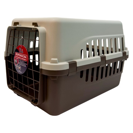 Переноска Safari Range 50х35х32 см для кошек и собак Pet Choice с металлической верхней решеткой, ко