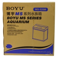 Аквариум Boyu MS-520M 45 л с сенсорным LED светильником и фильтром, белый