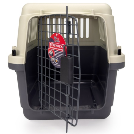 Переноска Safari Range 60х40х40 см для кошек и собак Pet Choice с металлической верхней решеткойR