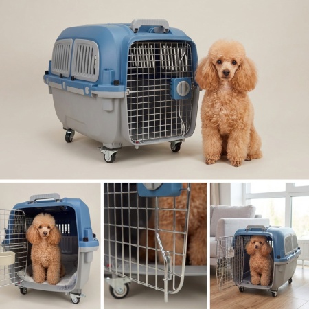 Переноска Superior Range 72x54x51 см, для кошек и собак Pet Choice с колесами и выдвижной ручкойR