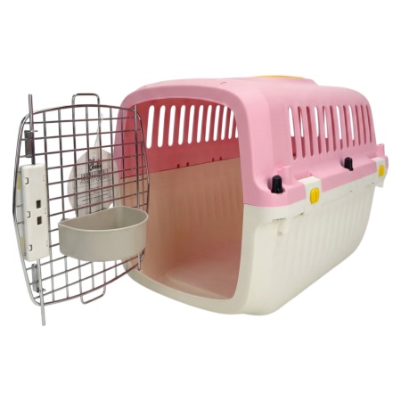 Переноска Transport 52x35x34 см, для кошек и собак Pet Choice авиа стандарт, розовая​