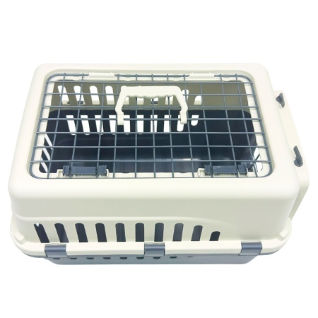 Переноска Safari Range 50х35х32 см для кошек и собак Pet Choice с металлической верхней решеткой, се