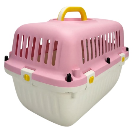 Переноска Transport 52x35x34 см, для кошек и собак Pet Choice авиа стандарт, розовая​