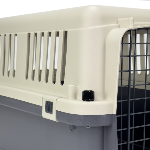 Переноска Safari Range 60х40х40 см для кошек и собак Pet Choice с металлической верхней решеткой