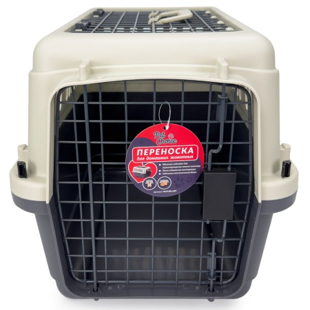Переноска Safari Range 60х40х40 см для кошек и собак Pet Choice с металлической верхней решеткойR