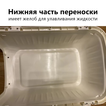 Переноска Transport 52x35x34 см для кошек и собак Pet Choice авиа стандарт, голубая​