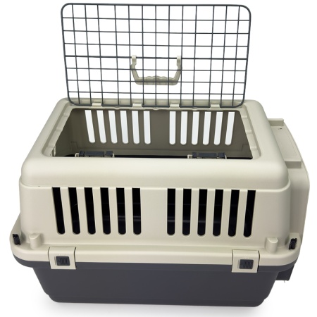 Переноска Safari Range 60х40х40 см для кошек и собак Pet Choice с металлической верхней решеткойR