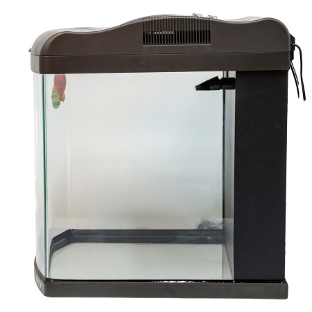 Аквариум Boyu Mini MT-508, 80 л, с фильтром, 2 LED лампы, серый​