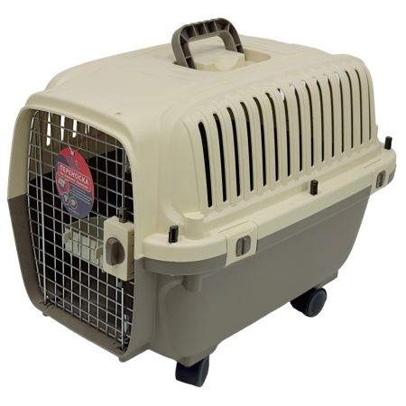 Переноска Superior Range 61х42.5х41 см для кошек и собак Pet Choice с колесиками, авиа стандарт̴