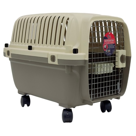 Переноска Superior Range 61х42.5х41 см для кошек и собак Pet Choice с колесиками, авиа стандарт̴